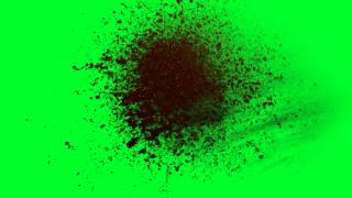 Blood Splatter 02 Green Screen Chroma Key Effects AAE