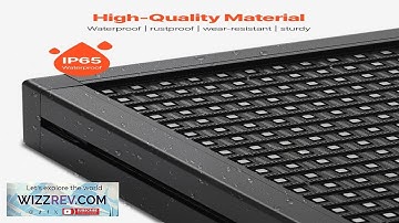 40x14 in Programmable LED Sign Digital Scrolling Display Board P10 Full color Review
