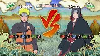 Naruto Shippuden Ultimate Ninja Storm 3 Naruto Uzumaki Vs Itachi Uchiha