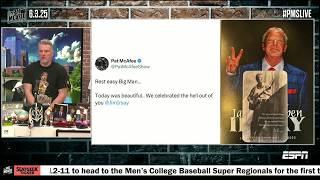 Pat McAfee reflects on Jim Irsay's 'beautiful' celebration of life | The Pat McAfee Show