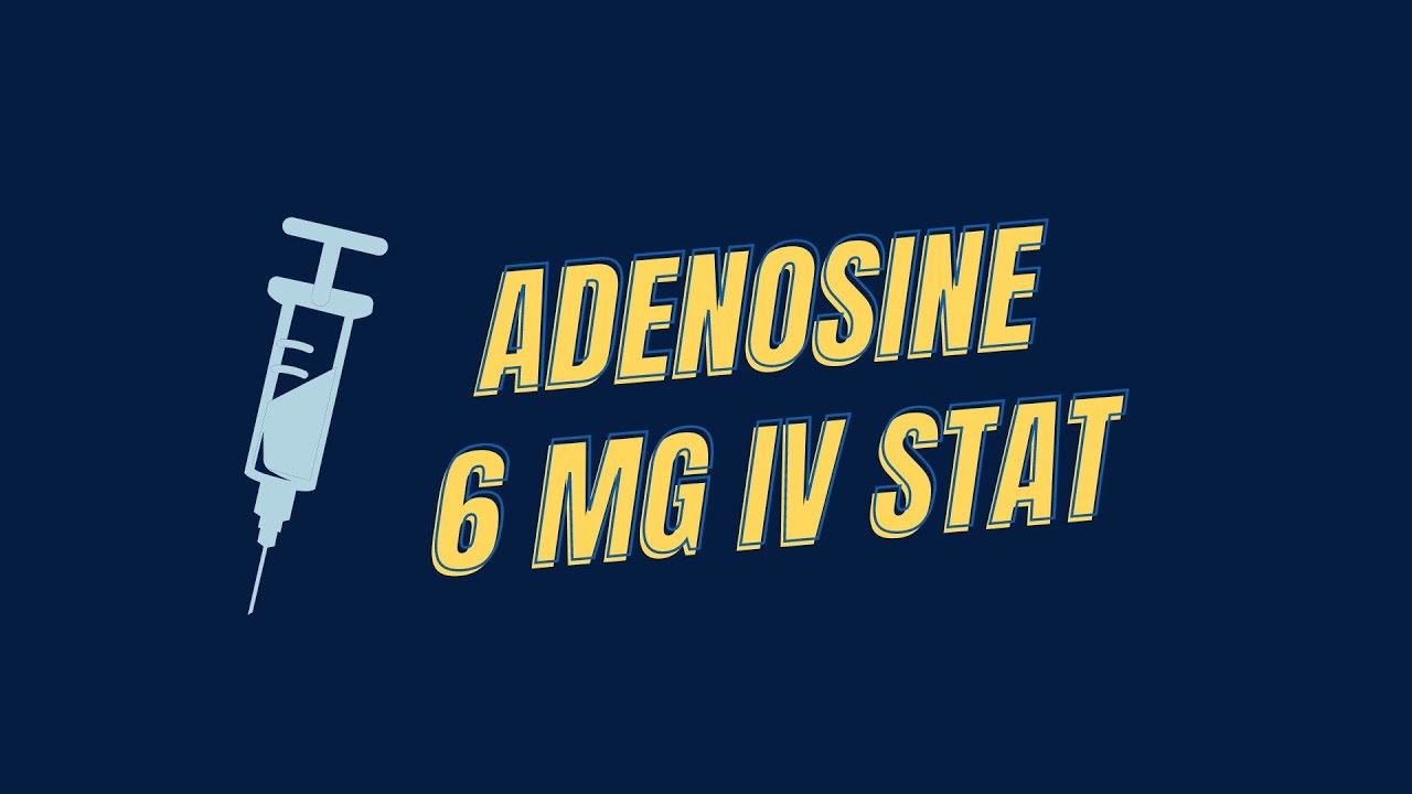 2A Adenosine 6 mg IV stat