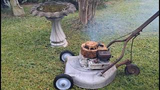 1950's Southland Dixie three wheeled lawnmower