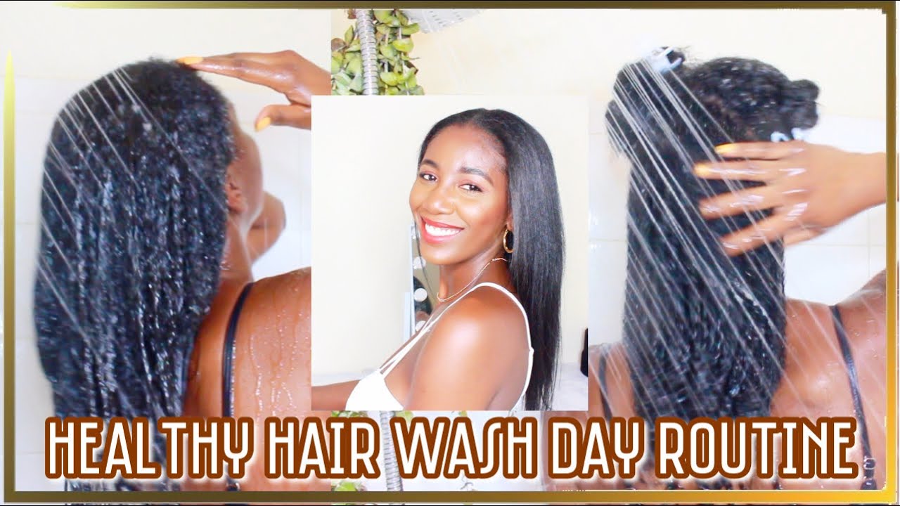 My Healthy Natural Hair Wash Day Routine | She Grows Haircare | Simply ...