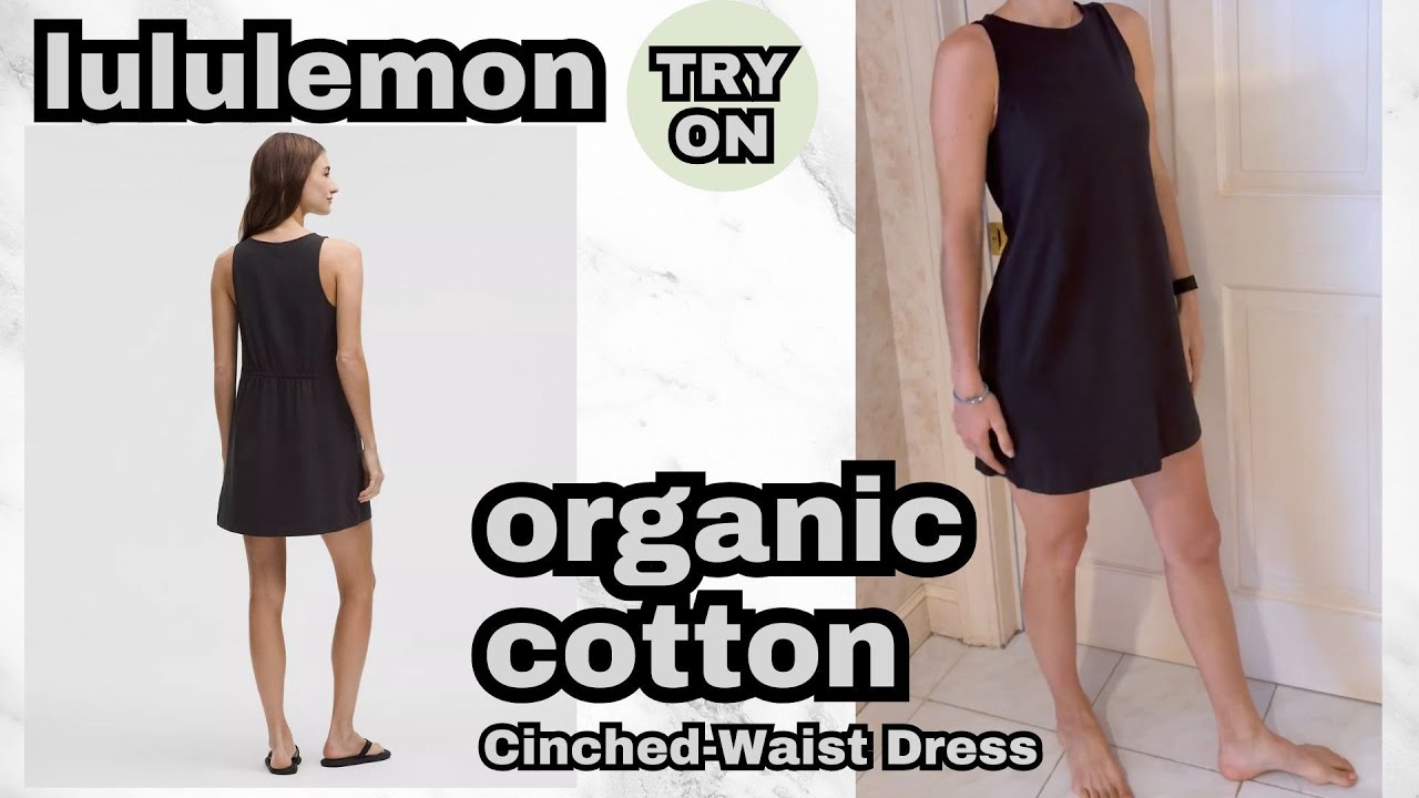 lululemon organic cotton dress | Have you tried the @lululemon dresses?!? This classic fit cotton blend dress is great for everyday style. Follow my shop @tuttlepartyof5