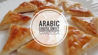 SWEET CREAM CHEESE MINI SAMOOSA - ARABIC SWEET - RAMADAN SPECIAL