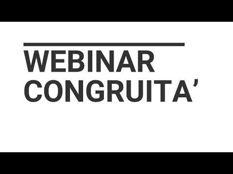 Webinar Congruità - Cassa Edile di Venezia