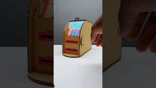 The Make An ATM Machine With Cardboard #shorts #ATMmachine #CardboardATM