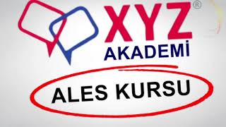Ales Kursu Bursa - 0535 778 95 96 - XYZ Akademi