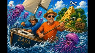 Captain Ed and Jimlad sail to the land of stingy Jellyfish, Cheese & Broccoli! β΅οΈπͺΌπ§π₯¦