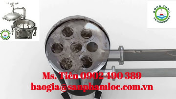 Bình lọc túi lọc chất lỏng bằng inox