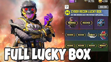 😱Buying Full Cyber Recon Lucky Box | 🥵Sentinel Recon Hollow Horde &🤯PKM Rockin in COD Mobile