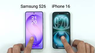Samsung Galaxy S26 Vs Iphone 16 - Speed Test