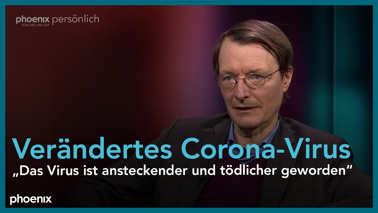 phoenix persönlich: Prof. Karl Lauterbach zu Gast bei Alfred Schier