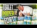 LIT TOILET PAPER FORT AT WALMART