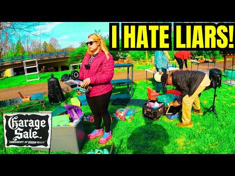 SHE CALLED MY WIFE A LIAR AT THIS YARD SALE
