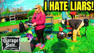 SHE CALLED MY WIFE A LIAR AT THIS YARD SALE