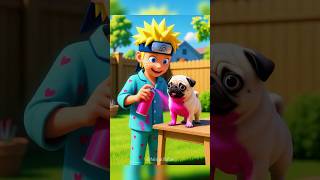 Naruto Pintou O Cachorro Da Sakura De Rosa?