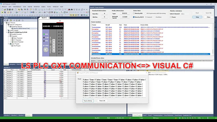 💢 1. Hướng dẫn sử dụng thư viện LS.XGT.Core.dll trong Visual C# để giao tiếp với LS PLC