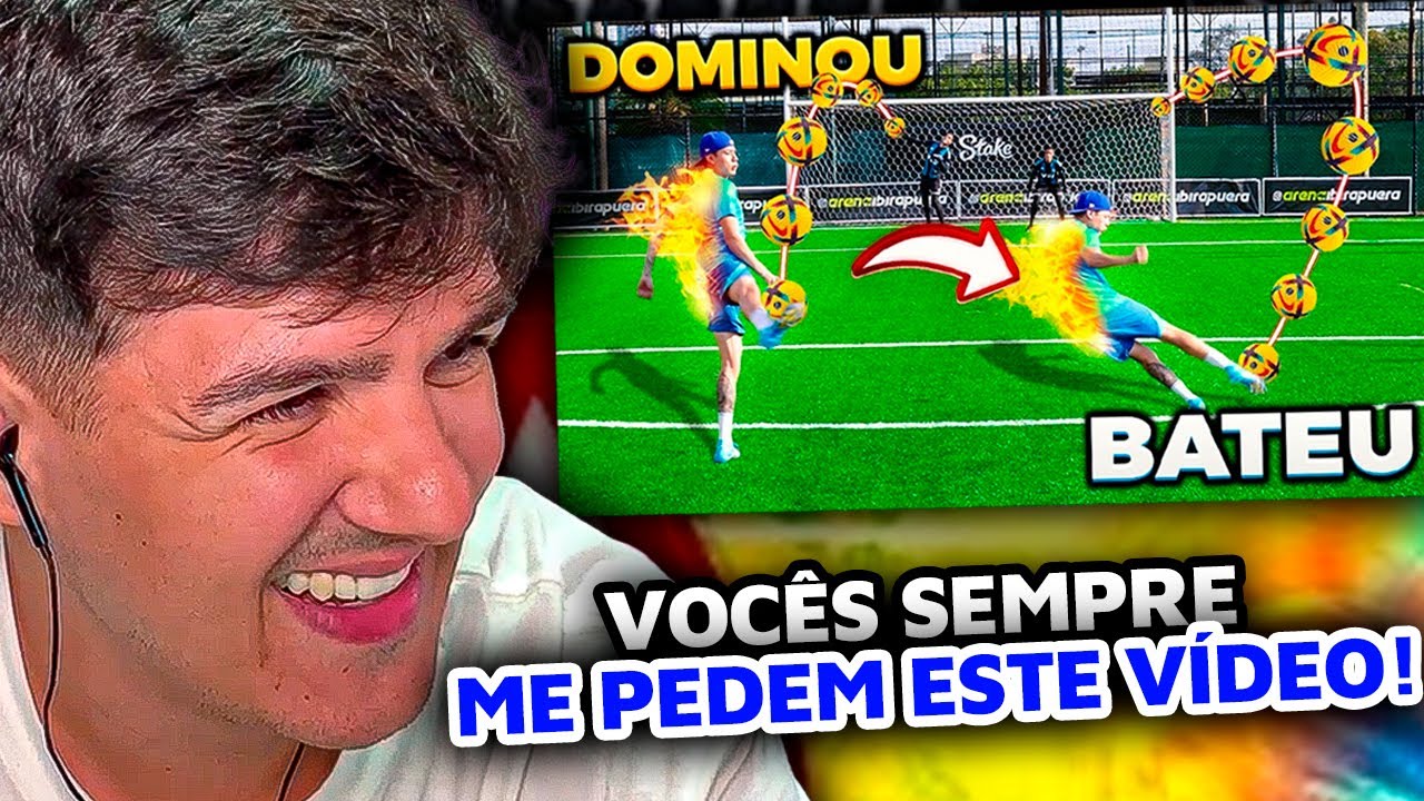DOMINOU, BATEU!! (O VÍTOR JOGOU MUITO COM A CHUTEIRA NOVA ) - wardi REACT!