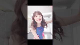 ジャージの下は #競泳水着 でした