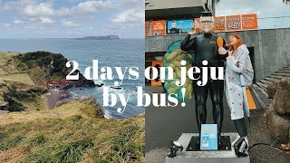 2 Days on Jeju Island, Korea During a Typhoon VLOG