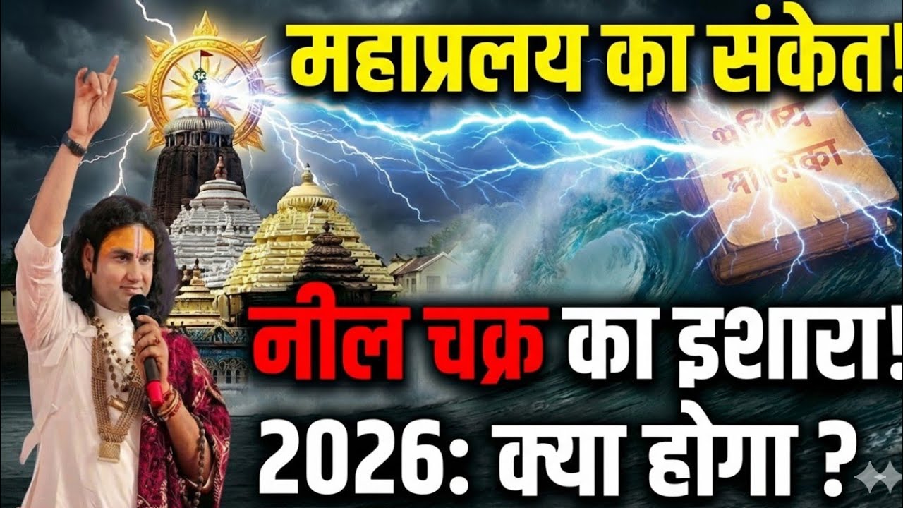 नील चक्र का इशारा… 2026 में क्या होने वाला है?  महाप्रलय का बड़ा संकेत!” !! Aniruddh Aacharya !! 