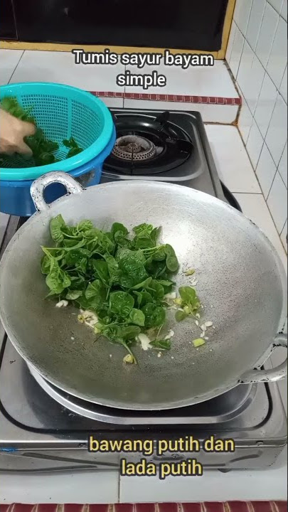 Bayam Brazil masak simple