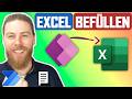 Excel Template aus Power Apps heraus befüllen (mit Power Automate und Office Scripts)