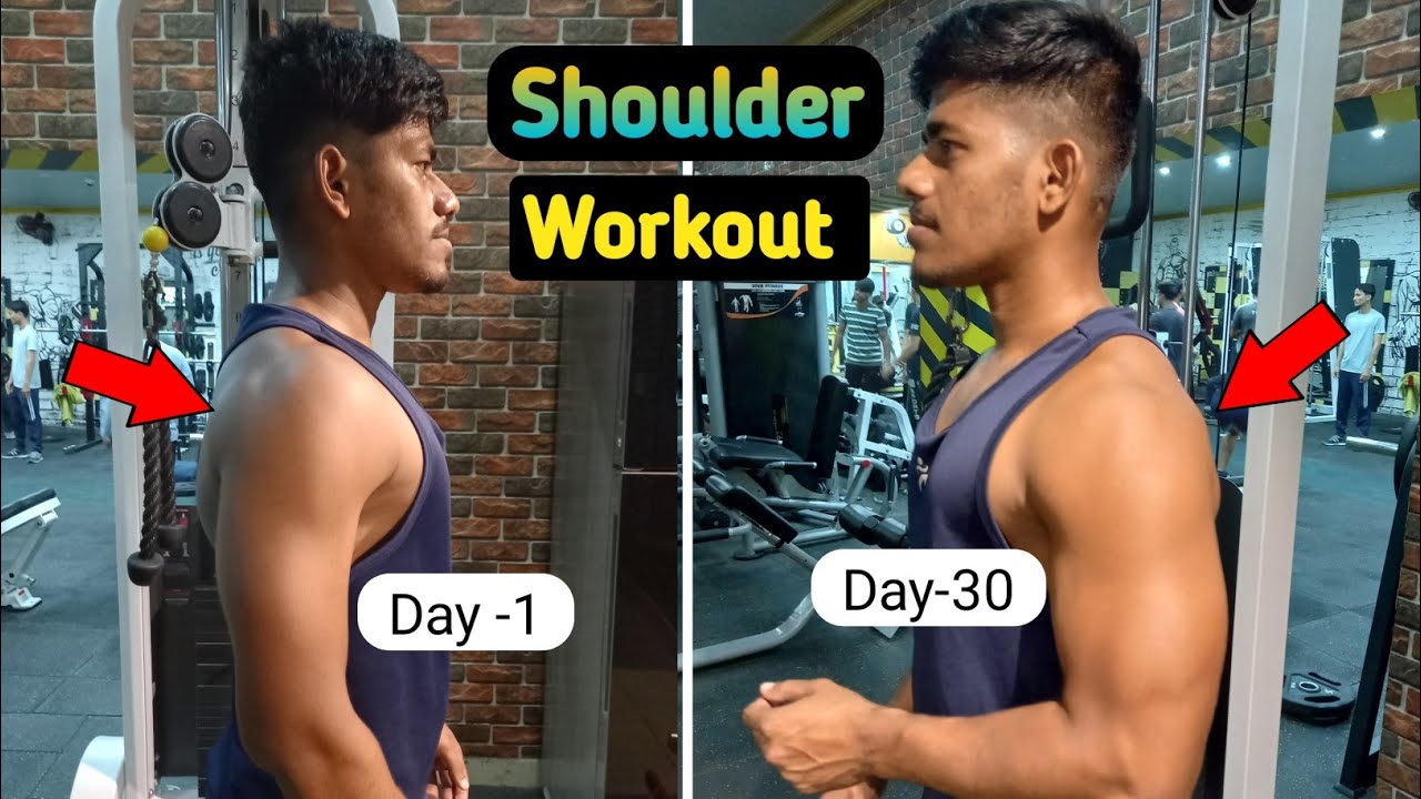 Bigger Shoulder workout in 30 Days - Shoulder Exercises - YouTube