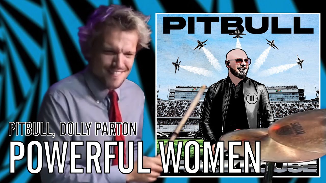 Pitbull, Dolly Parton - Powerful Women | Office Drummer [First Time Hearing]