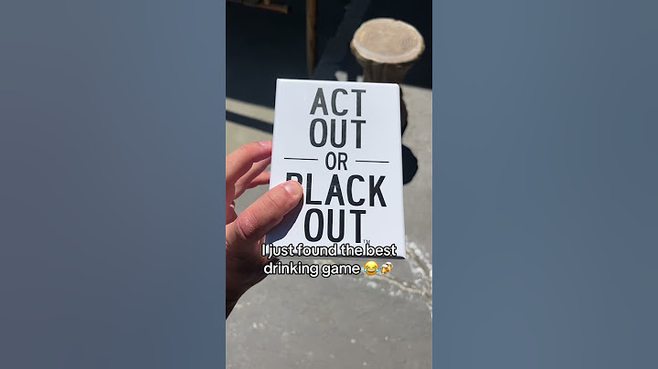 The ultimate party game everyone loves #actoutorblackout #drinkinggame