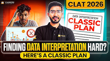 CLAT 2026: Failing to do Data Interpretation? I Is it too hard? I Keshav Malpani