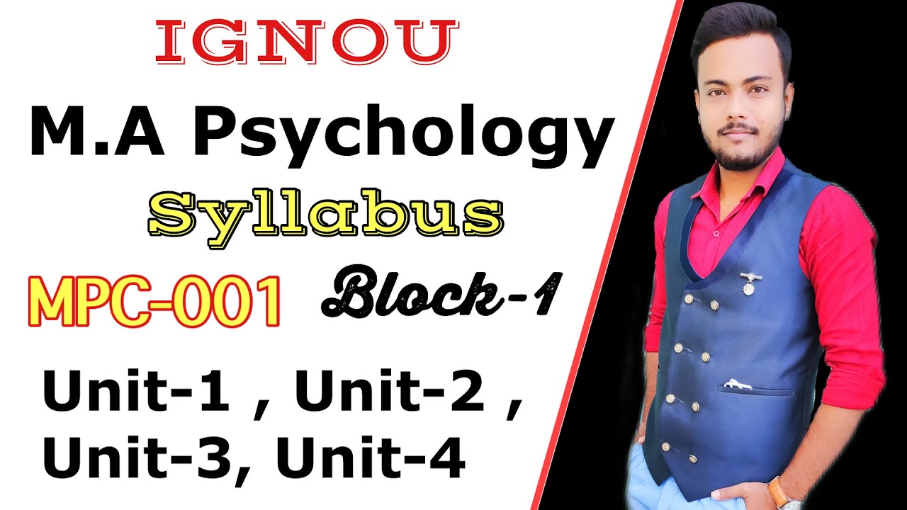 phd in psychology ignou syllabus