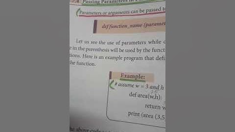 12 th computer science chapter 7 passing parameter in function