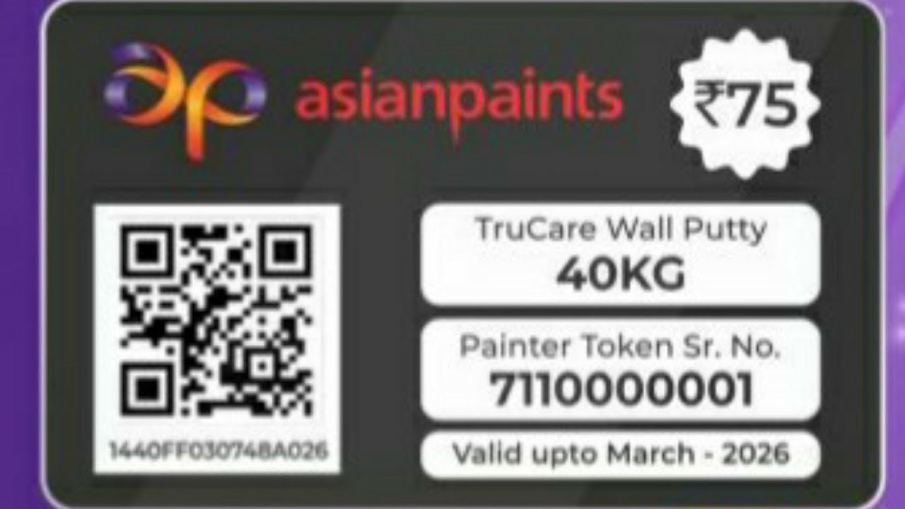 New Update Asian | Rs 75 Tokens Now Available in 40 Kg Bags of Asian ...