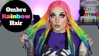 Ombre Rainbow Hair!