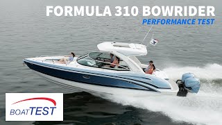 Formula 310 Bowrider (2021) - Test Video by BoatTEST.com