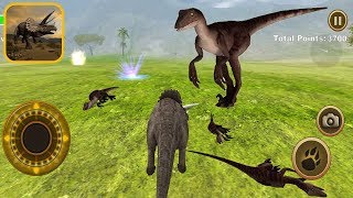 Triceratops Survival: Defeat Giant Boss Raptor - Android Gameplay screenshot 1