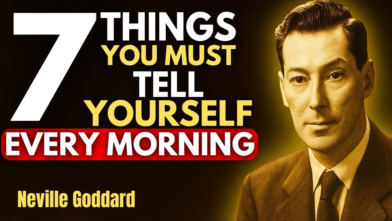 7 Powerful Things You Must Tell Yourself Every Morning | Neville ...