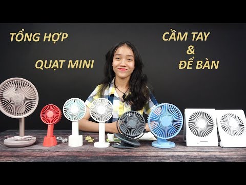 Video: Quạt để Bàn: Cách Chọn Quạt Mini Gia đình Không ồn, đánh Giá Các Mẫu Quạt Nhỏ Mạnh Mẽ Có điều Khiển Từ Xa