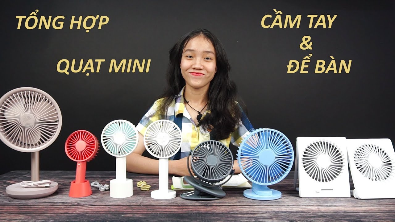 Review Tất Cả Quạt Mini Cầm Tay Smart Frog MF300, MF400 – Solove N9, F3, F5 – VH, VH 04 – ZMI AF215