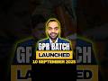 GP Rating Next Offline Batch Starting from 10th September