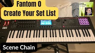 Roland Fantom 0 Series - How to Create your Set List
