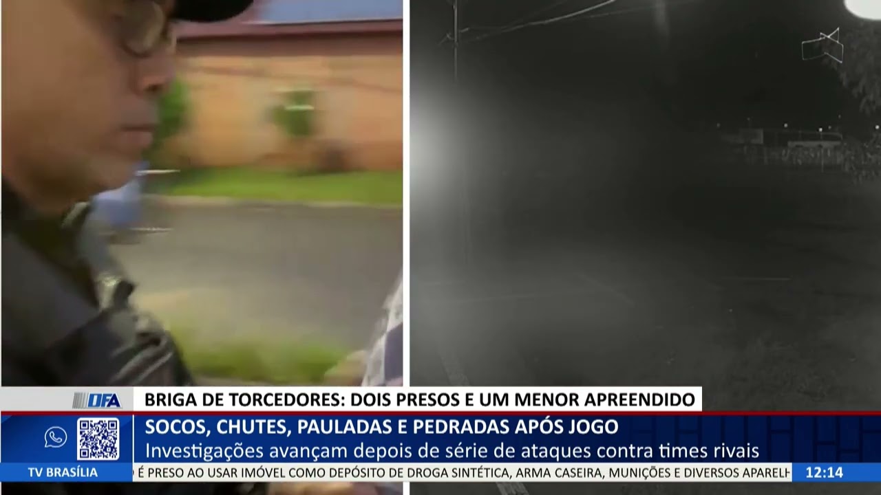 DF ALERTA -  Socos, chutes, pauladas e pedradas após jogo