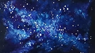 galaxy painting acrylic easy paintings paint painted space canvas night paints painti tutorials colors tips