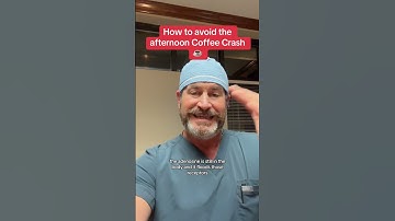 How to avoid the afternoon caffeine crash ☕️ #coffee #caffeine #doctor #surgeon #fypツ