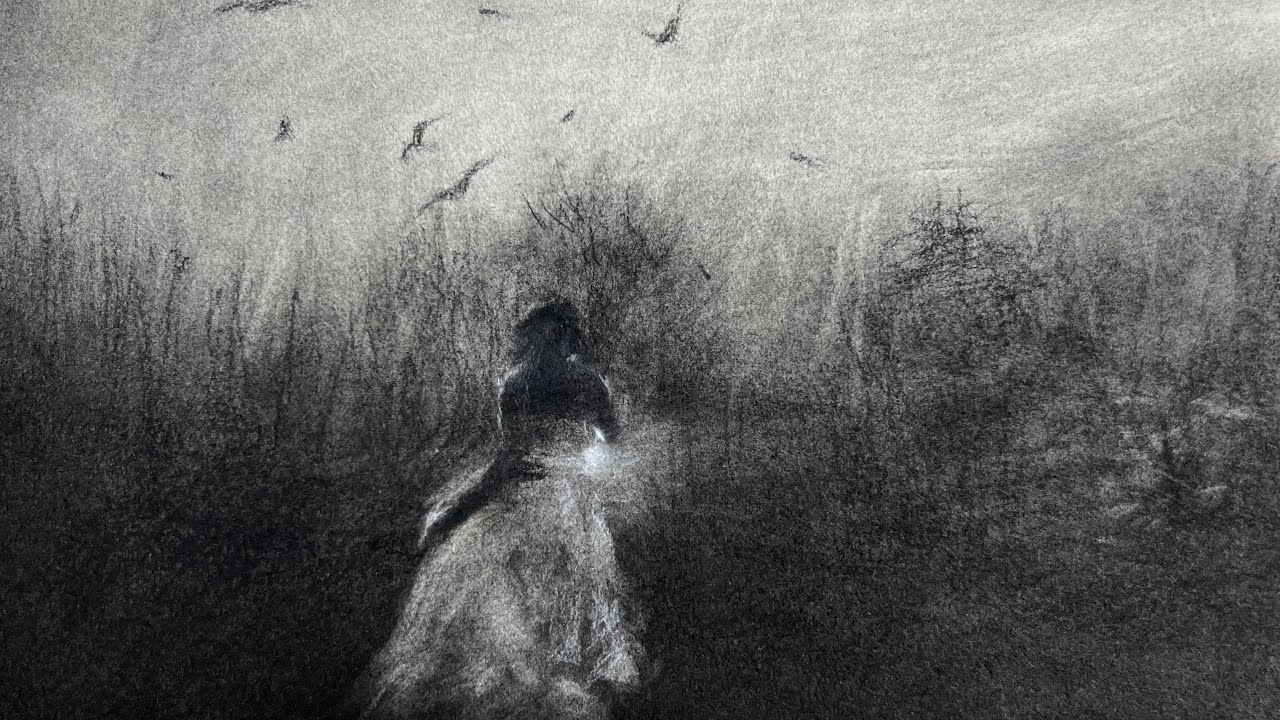 What Is Drawing On Black Paper Called