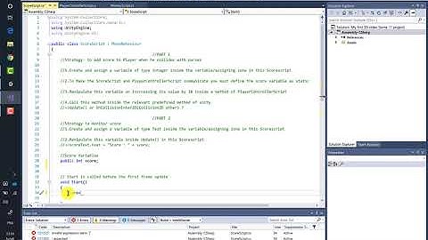 score system in unity