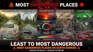 Comparison Most Dangerous Places on Earth Safest to DEADLIEST