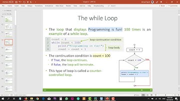 CPIT110 Chapter 5 (#55): 5.2 The while Loop - Part 1 of 6